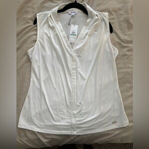 White Calvin Klein blouse